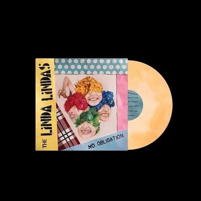 The Linda Lindas - No Obligation - Import Orange White Vinyl 12 inch Record