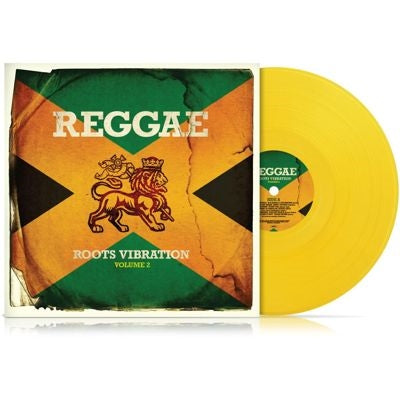 Various Artists - Reggae Roots Vibration Vol. 2 - Import Yellow Transparent Vinyl LP Record