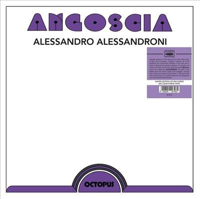Alessandro Alessandroni - Angoscia - Import Clear Purple Vinyl LP Record Limited Edition