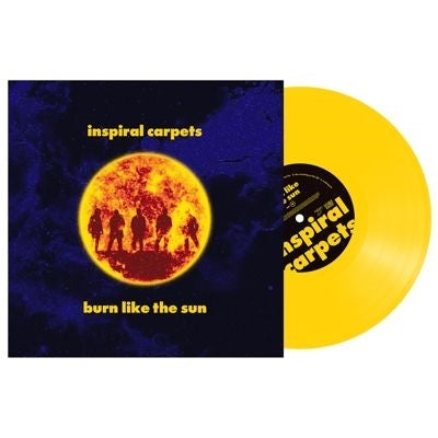 Inspiral Carpets - Burn Like The Sun - Import Yellow Colored Vinyl LP Record