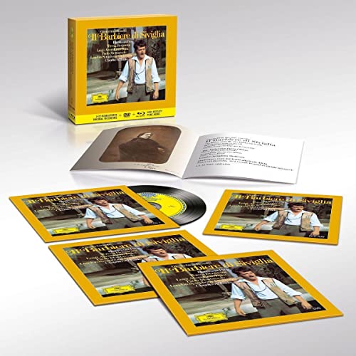 Rossini (1792-1868) - Il Barbiere di Siviglia : Claudio Abbado / London Symphony Orchestra, Prey, Berganza, Alva, Dara, etc - Import 2 CD + Blu-ray Audio + DVD