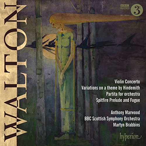 Walton, William (1902-1983) - Hindemith Variations, Violin Concerto, Partita : Martyn Brabbins / BBC Scottish Symphony Orchestra, Anthony Marwood(Vn) - Import CD