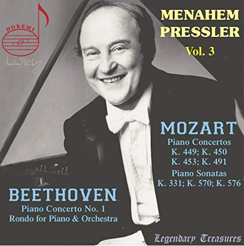 Mozart (1756-1791) - Piano Concerto, 14, 15, 17, 24, : Pressler(P)Seipenbusch / Bottcher / Vienna Co +sonatas, Beethoven: Concerto, 1, Etc - Import 3 CD