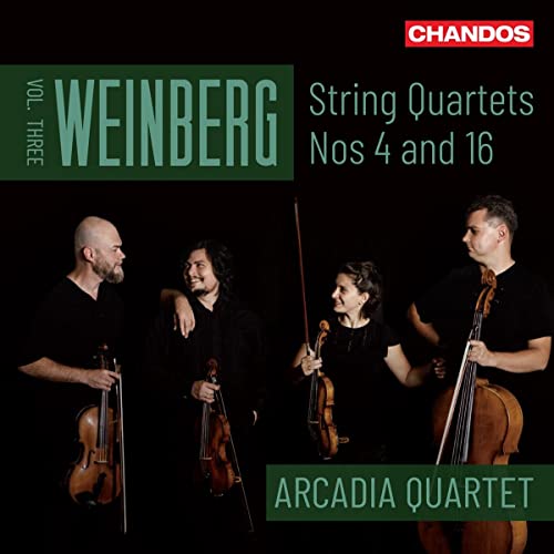 Vainberg (1919-1996) - String Quartes Vol.3 : Arcadia Quartet - Import CD