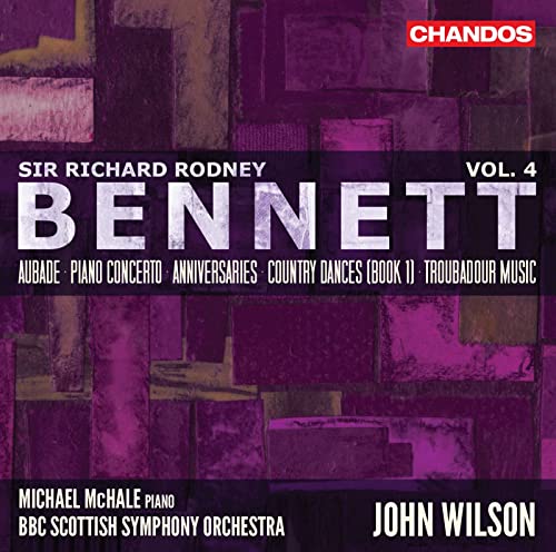 Bennett, Richard Rodney (1936-2012) - Orchestral Works Vol.4 : John Wilson / BBC Scottish Symphony Orchestra, Michael McHale(P)(Hybrid) - Import SACD Hybrid