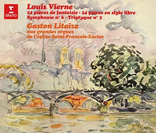 Vierne(1870-1937) - Organ Works : Gaston Litaize(4CD) - Import 4 CD