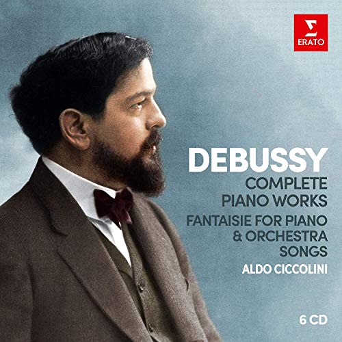 Debussy (1862-1918) - Complete Piano Works, Melodies, etc : Aldo Ciccolini, Micheau, Mesple, Gedda, etc (6CD) - Import 6 CD Box