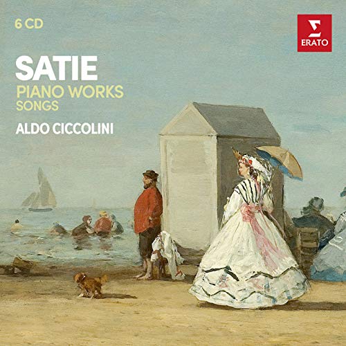 Satie (1866-1925) - Piano Works : Aldo Ciccolini (1983-86)+Melodies : Mesple, Gedda, Bacquier (6CD) - Import 6 CD Box