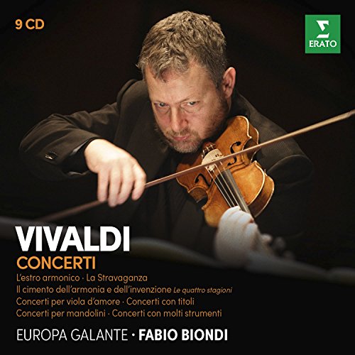 Vivaldi (1678-1741) - Concertos : Fabio Biondi(Vn)/ Europa Galante (Virgin Recordings)(9CD) - Import 9 CD Box