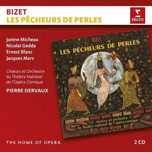 Bizet (1838-1875) - Les Pecheurs de Perles : Dervaux / Theatre de l'Opera-Comique, Micheau, Gedda, etc (1960 Stereo)(2CD) - Import 2 CD