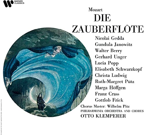 Mozart (1756-1791) - Die Zauberflote : Otto Klemperer / Philharmonia, Janowitz, Gedda, Popp, Schwarzkopf, etc (1964 Stereo)(2CD) - Import 2 CD