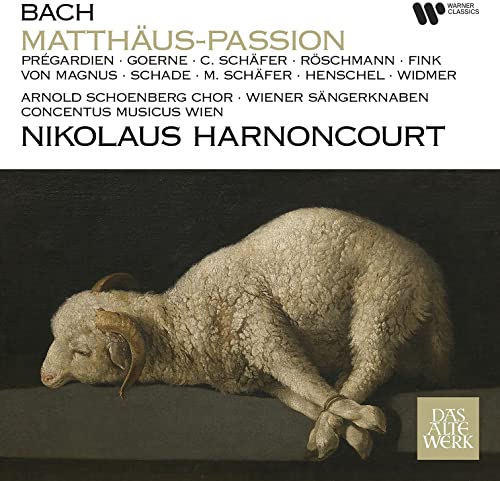 Bach (1685-1750) - Matthaus-passion: Harnoncourt / Cmw Schafer Goerne Pregardien Etc - Import 3 LP Record