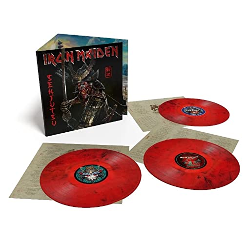 Iron Maiden - Senjutsu (Indie Exclusive Red & Black 3LP Vinyl) - Import Vinyl LP Record