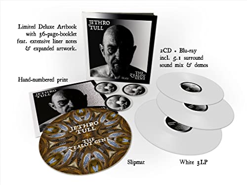 Jethro Tull - The Zealot Gene (Ltd. Deluxe white 3LP+2CD+Blu-ray Artbook) - Import Vinyl LP Record Limited Edition