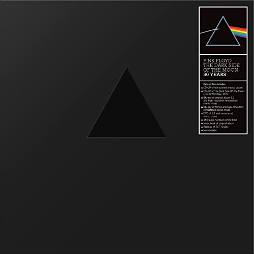Pink Floyd - The Dark Side Of The Moon - 50th Anniversary Box Set ［2LP+2CD+2Blu-ray Audio+DVD Audio+7inch x2+Book］ - Import LP Record Limited Edition