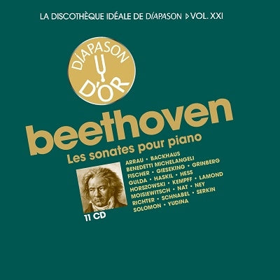 Beethoven (1770-1827) - Complete Piano Sonatas : Arrau, Backhaus, Michelangeli, E.Fischer, Gieseking, Gulda, Haskil, etc (11CD) - Import 11 CD Box