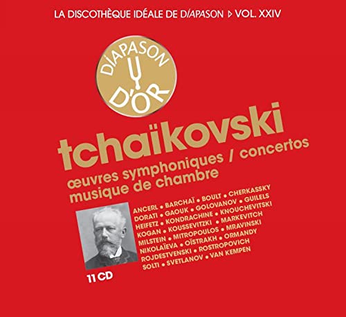 Tchaikovsky (1840-1893) - Symphonies, Concertos, Chamber Works: Ancerl / Barshai / Mravinsky / Svetlanov / Oistrakh Etc - Import 11 CD Box