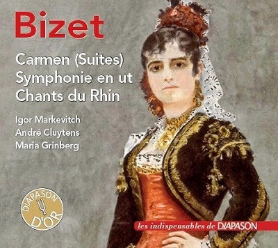 Bizet (1838-1875) - Carmen Suite, 1, 2, Symphony, Etc: Markevitch / Lamoureux O Cluytens / French National Radio O - Import CD
