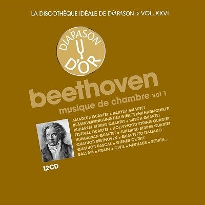 Beethoven (1770-1827) - Chamber Music Vol.1: Amadeus Q Barylli Q Budapest Sq Hungarian Q Juilliard Sq Wiener Oktett Etc - Import 12 CD Box