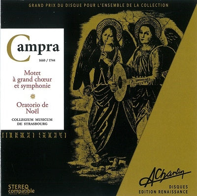 Campra, Andre (1660-1744) - Oratorio De Noel: Collegium Musicum De Strasbourg Ensemble Vocal Du Conservatoire (remastering 2022) - Import CD
