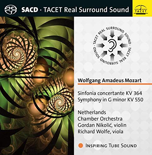 Mozart (1756-1791) - Symphony No.40, Sinfonia Concertante K.364 : Gordan Nikolic(Vn)Richard Wolfe(Va)Netherlands Chamber Orchestra - Import SACD Hybrid
