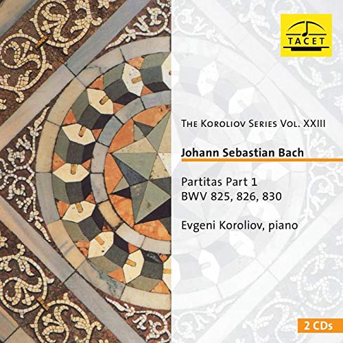 Bach (1685-1750) - Partitas Nos.1, 2, 6 : Evgeni Koroliov(P)(2CD) - Import 2 CD