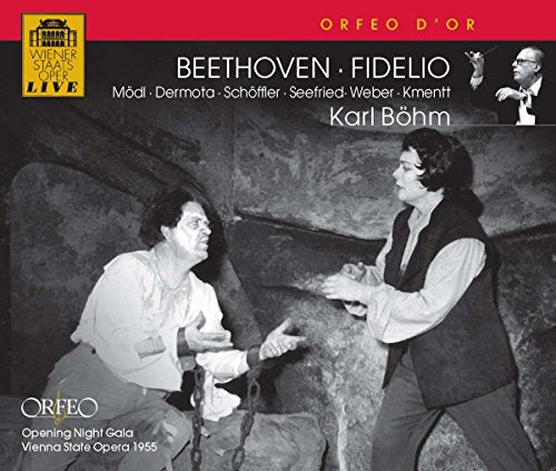 Beethoven (1770-1827) - Fidelio : Bohm / Vienna State Opera, Modl, Dermota, Schoffler, L.Weber, Seefried, Kmentt, etc (1955 Monaural)(2CD) - Import 2 CD