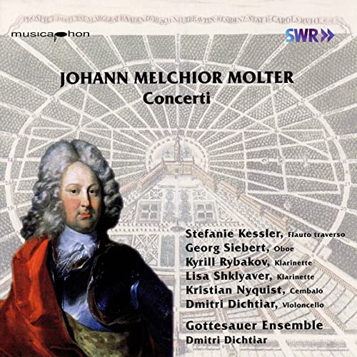 Molter (1696-1765) - Concertos: Kessler, (Fl)Siebert(Ob)Rybakov Shklyaver(Cl)Nyquist(Cemb)Dichtiar(Vc)Gottesauer Ensemble - Import CD