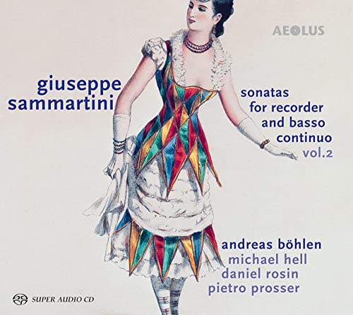 Sammartini(c.1693-1750) - Recorder Sonatas Vol.2 : Bohlen(Rec)M.hell (Cemb)Rosin(Vc)Prosser(Lute)(Hybrid) - Import SACD Hybrid
