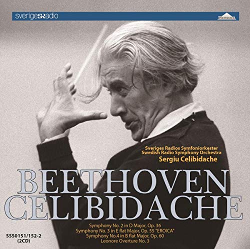 Beethoven (1770-1827) - Sym, 2, 3, 4, : Celibidache / Swedish Rso +leonore Overture, 3, - Import 2 CD
