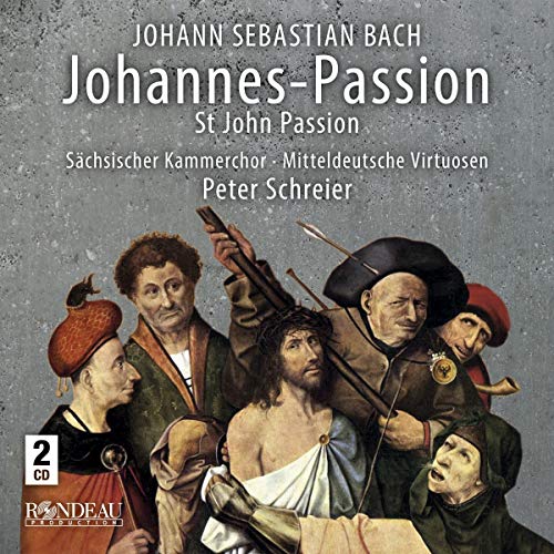 Bach (1685-1750) - Johannes-passion: Schreier / Mitteldeutsche Virtuosen Sachsischer Kammerchor Petzold Grahl - Import 2 CD