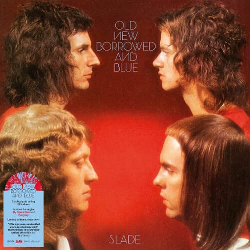 Slade - Old New Borrowed and Blue (Red & Blue Splatter Colored Vinyl) - Import Vinyl LP Record