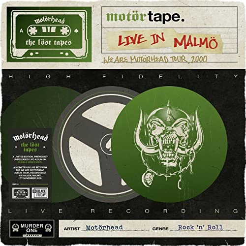 Motorhead - The Lost Tapes Vol.3 (Live In Malmo 2000) - Import LP Record Limited Edition