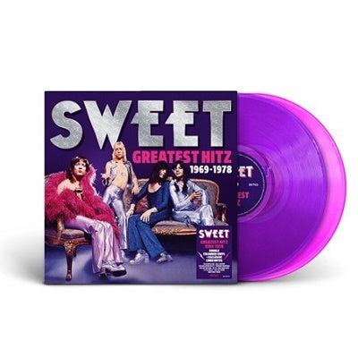 Sweet - Greatest Hitz! The Best of Sweet 1969-1978＜Violet Pink Vinyl＞ - Import LP Record