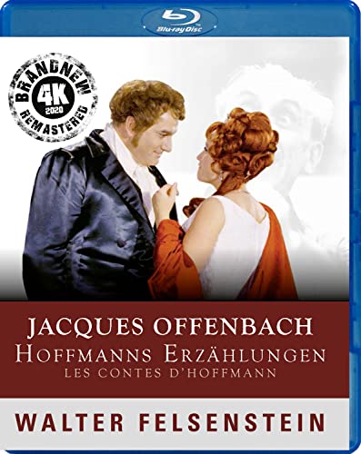 Offenbach (1819-1880) - Les Contes d'Hoffmann(German): Felsenstein, Voigtmann / Komische Oper, Nocker, Muszely, Asmus, etc (1970 Stereo) - Import Blu-ray Disc