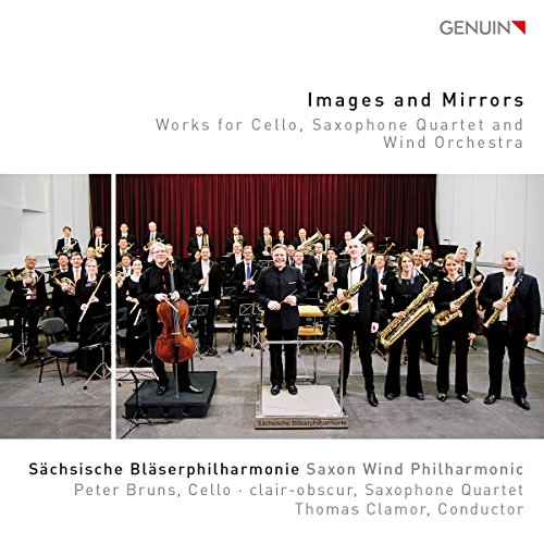 GULDA / PICQUEUR / VILLA-LOBOS - Images and Mirrors - Works for Cello, Saxophone Quartet and Wind Orchestra - Import CD