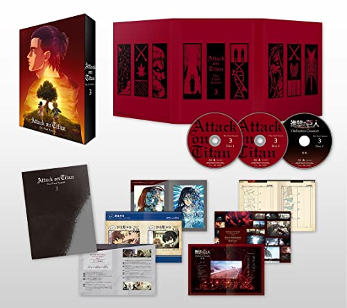 Animation - Attack On Titan The Final Season Vol.3 - Japan Blu-ray Disc