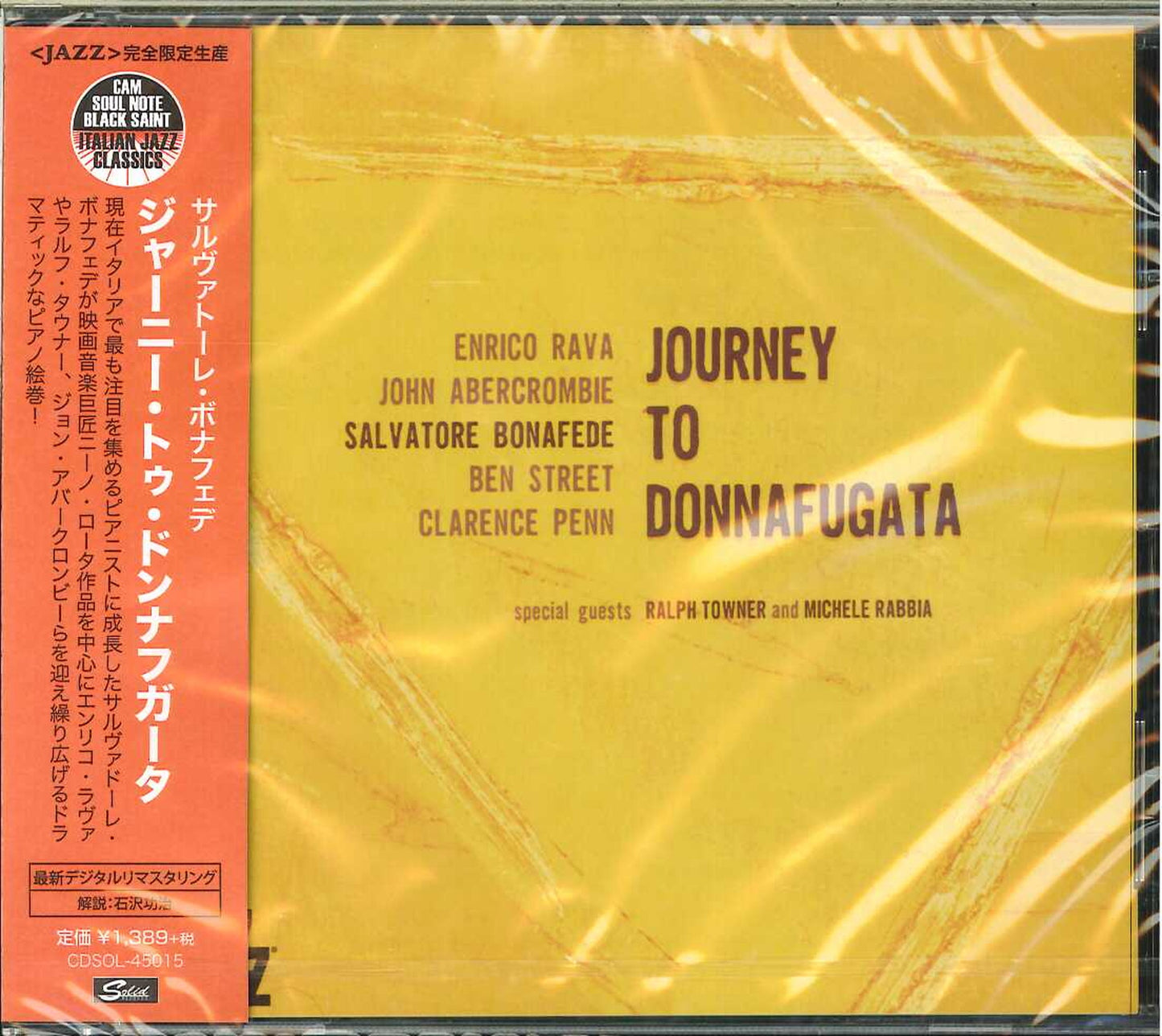 Salvatore Bonafede - Journey To Donnafugata - Import CD With Japan Obi