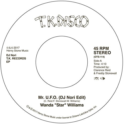 Dj Nori - T.K. Records Ep - Japan  7 inch Record Limited Edition