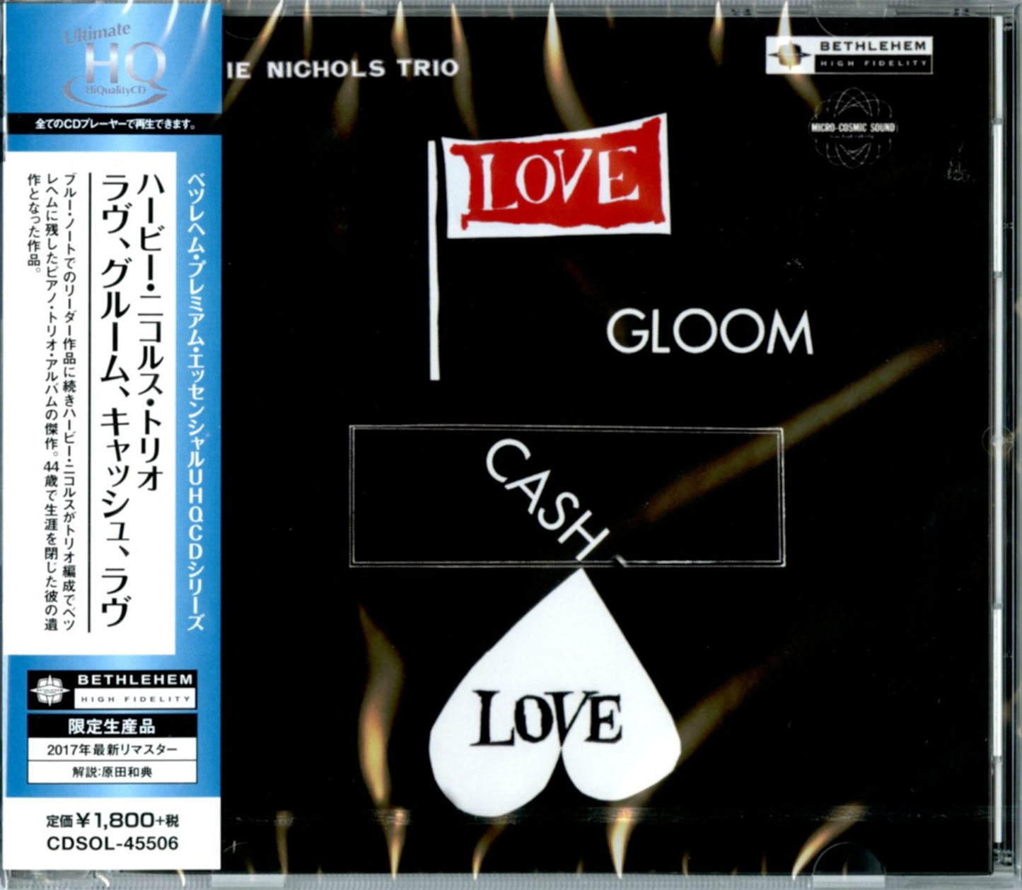 Herbie Nichols Trio - Love Gloom Cash Love - HQCD Limited Edition