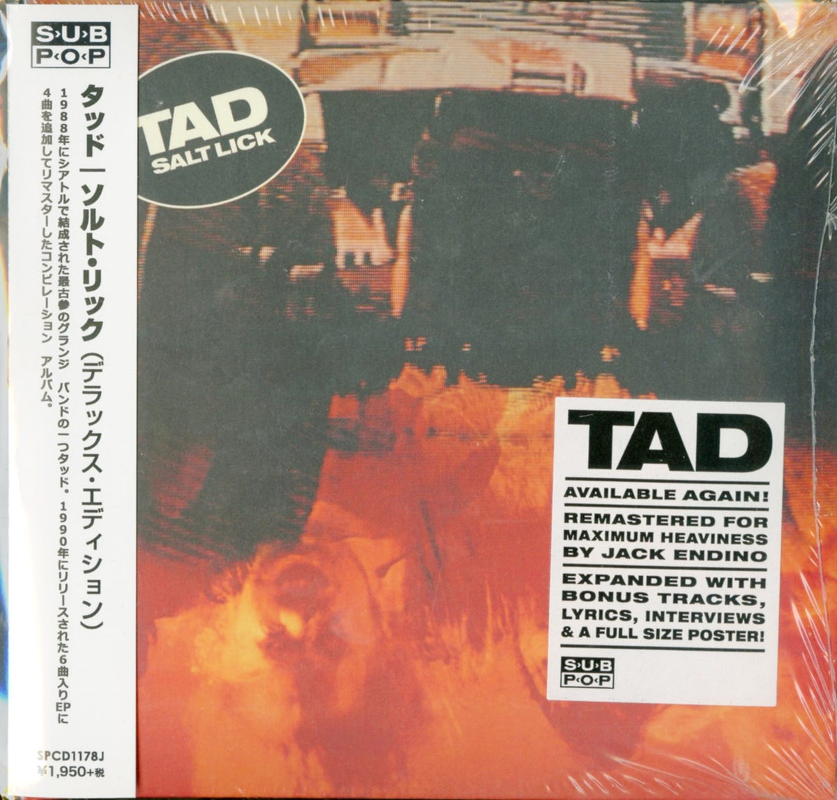 Tad - Salt Lick (Deluxe Edition) - Import  With Japan Obi