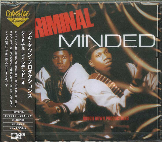 Boogie Down Productions - Criminal Minded+4 - Bonus Track Limited Edition