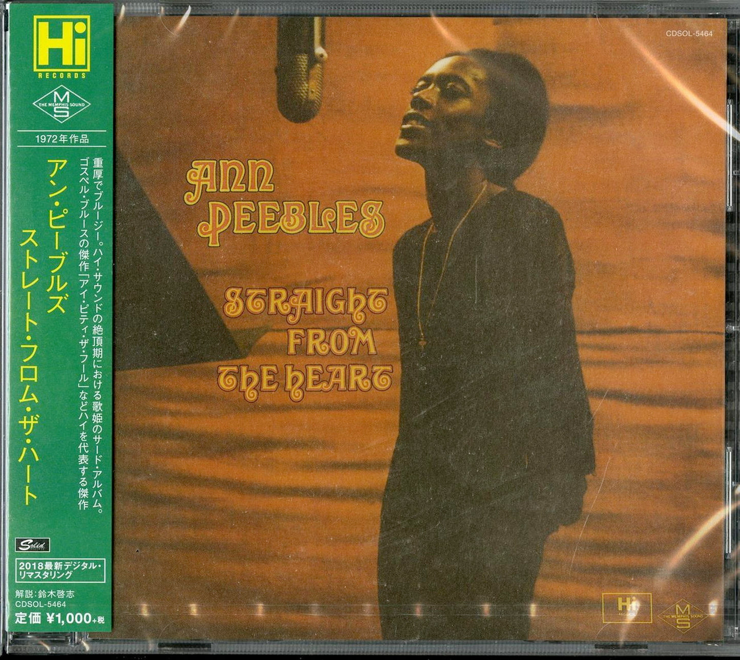 Ann Peebles - Straight From The Heart (Release year: 2018) - Japan  CD Limited Edition