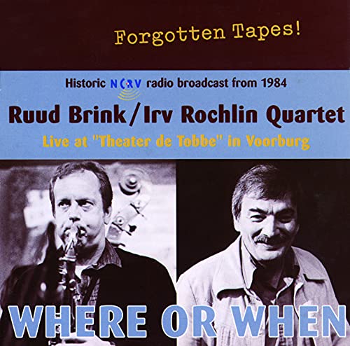 Ruud Brink & Irvin Rochlin - Where Or When - Japan  CD Limited Edition