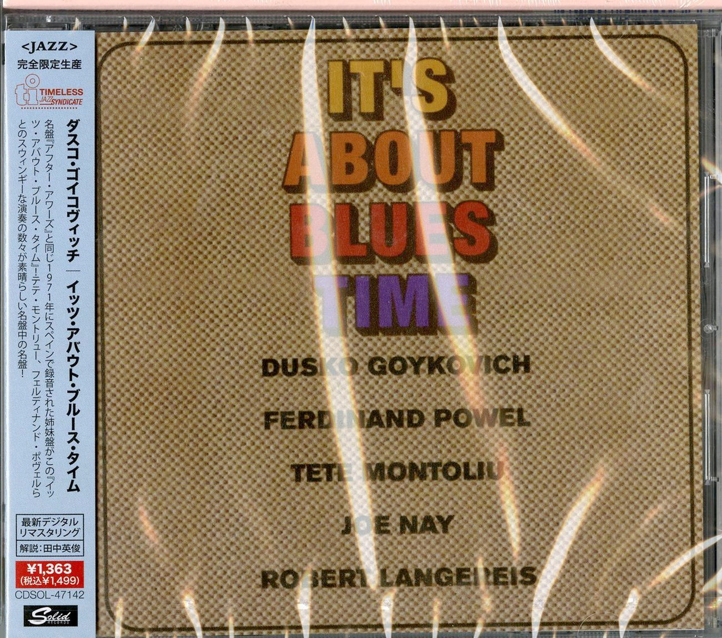 Dusko Goykovich - It'S About Blues Time - Japan  CD Limited Edition
