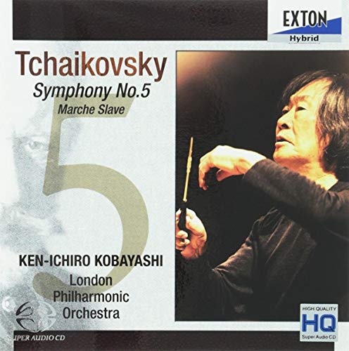 Symphony No.5, Marche Slave : Ken-Ichiro Kobayashi / London Philharmonic ‐Tchaikovsky (1840-1893) - Japan SACD Hybrid