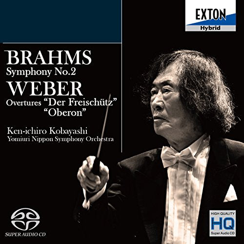 Kenichiro Kobayashi & Yomiuri Nippon Symphony Orchestra - Brahms: Symphony No.2 / Weber: Operas Der Freischutz & Oberon Prelude - Japan  SACD Hybrid