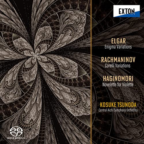 Elgar Enigma Variations, Rachmaninov Corelli Variations, Hideaki Haginomori Novelette for Violette : Kosuke Tsunoda / Central Aichi Symphony Orchestra ‐Elgar (1857-1934) - Japan SACD Hybrid