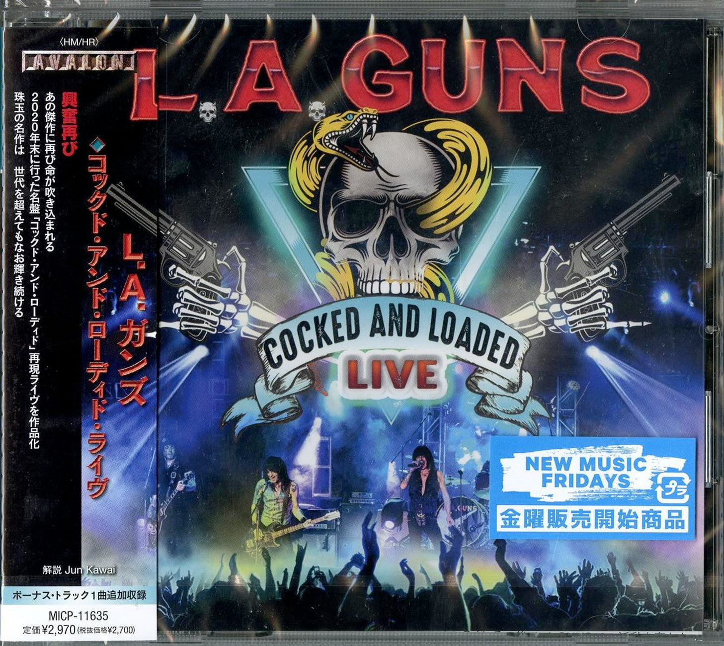 L.A. Guns - Cocked And Loaded Live - Japan CD