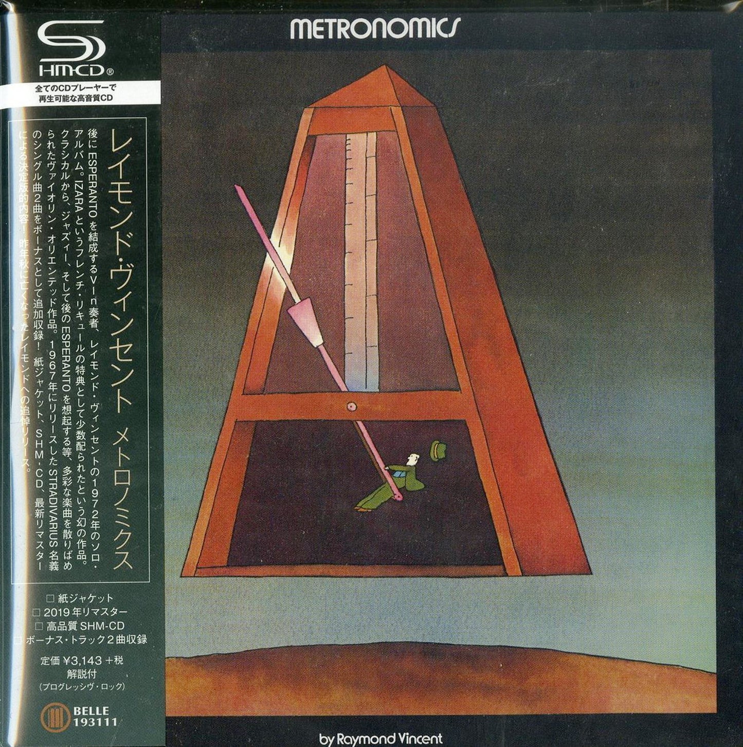 Raymond Vincent - Metronomics - Japan  Mini LP SHM-CD Bonus Track